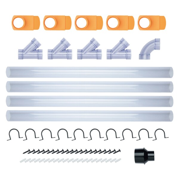 Powertec 2-1/2 in. Dust Collection Fittings Network 70304 - main